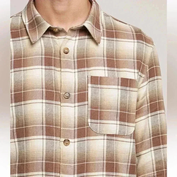 NWT A.P.C. Trek Cotton-Blend Flannel Overshirt size XXL - Picture 10 of 12